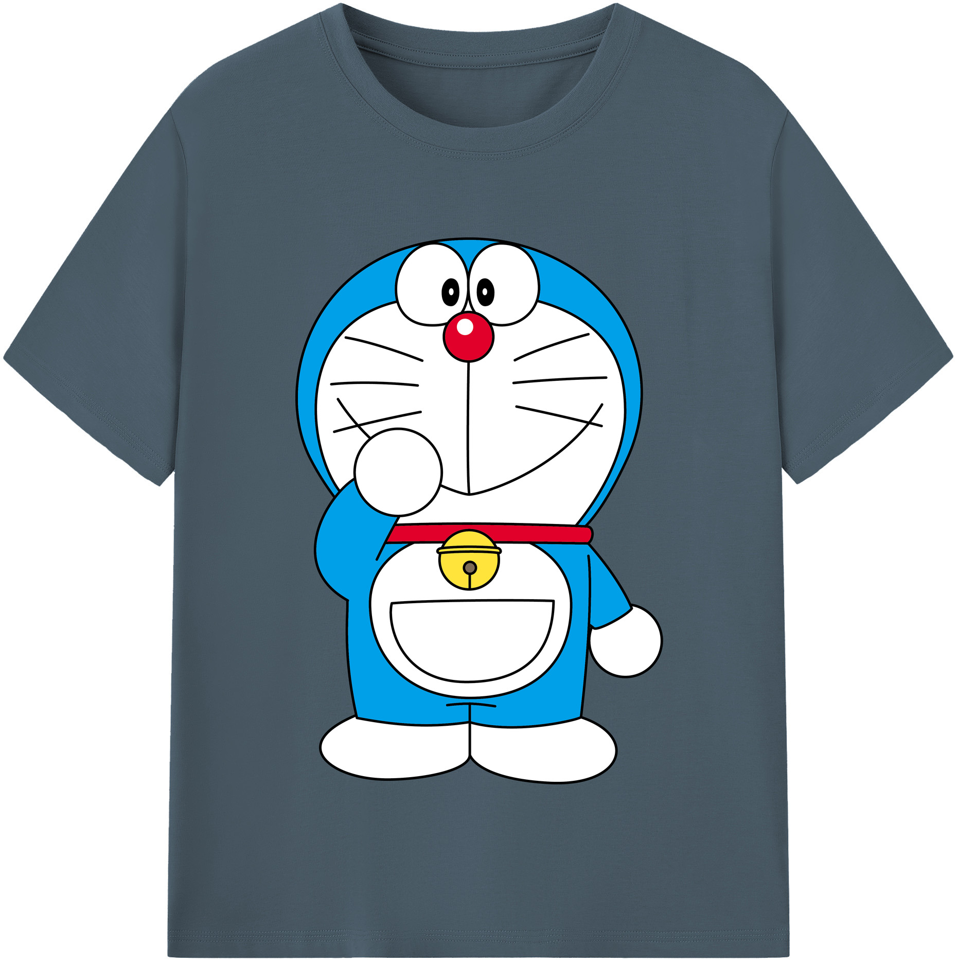 （画像用） ドラえもん Doraemon 綿100％半袖Tシャツ（フロントプリント）